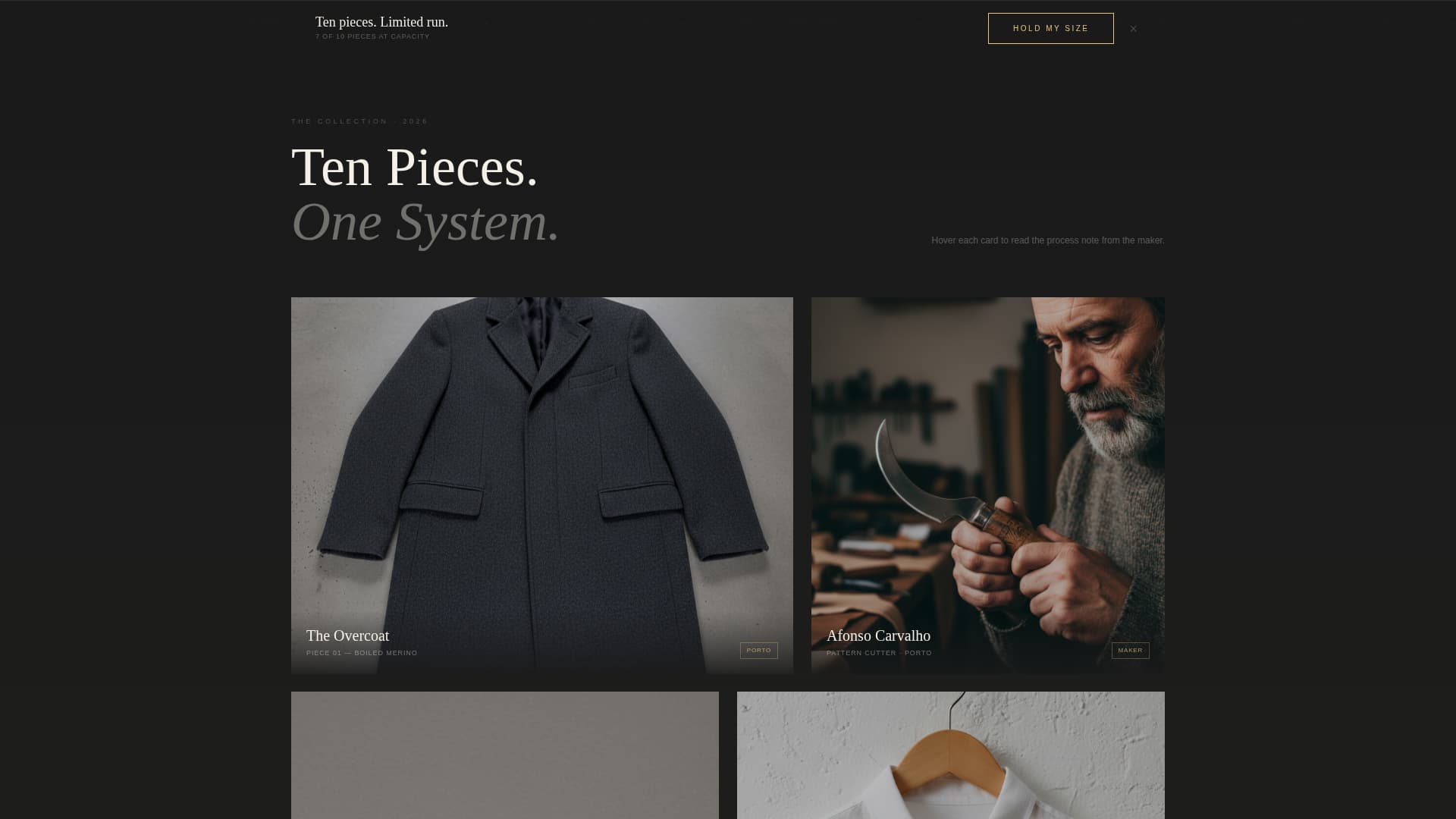 Capsule - Minimalist Clothing Landing Page Template