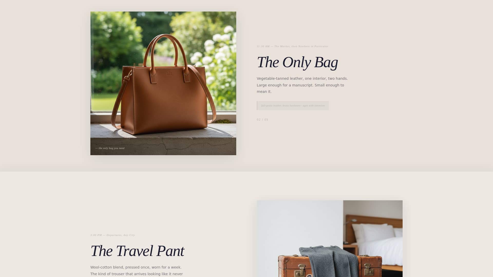 Drape - Minimalist Fashion Landing Page Template