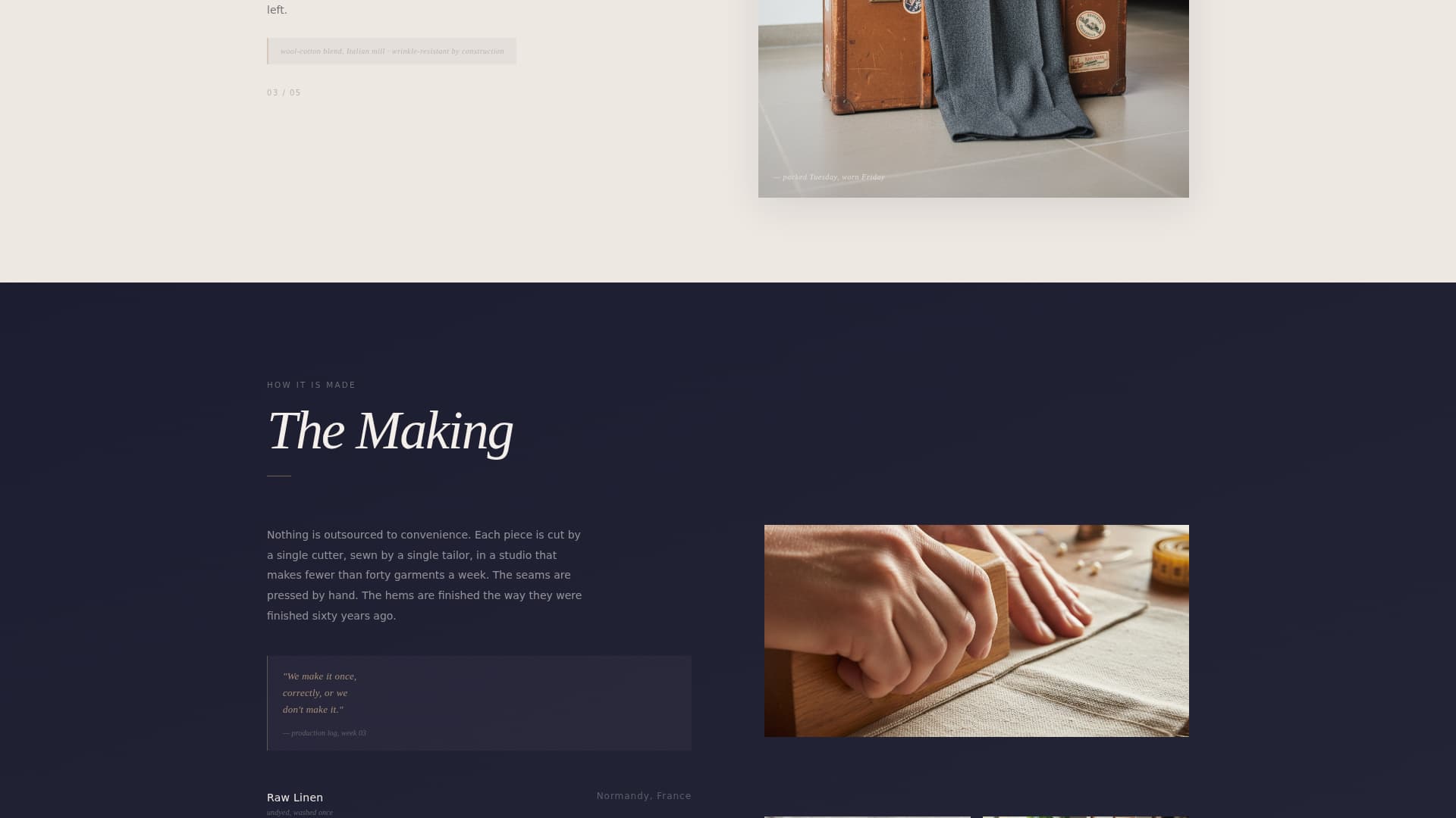 Drape - Minimalist Fashion Landing Page Template