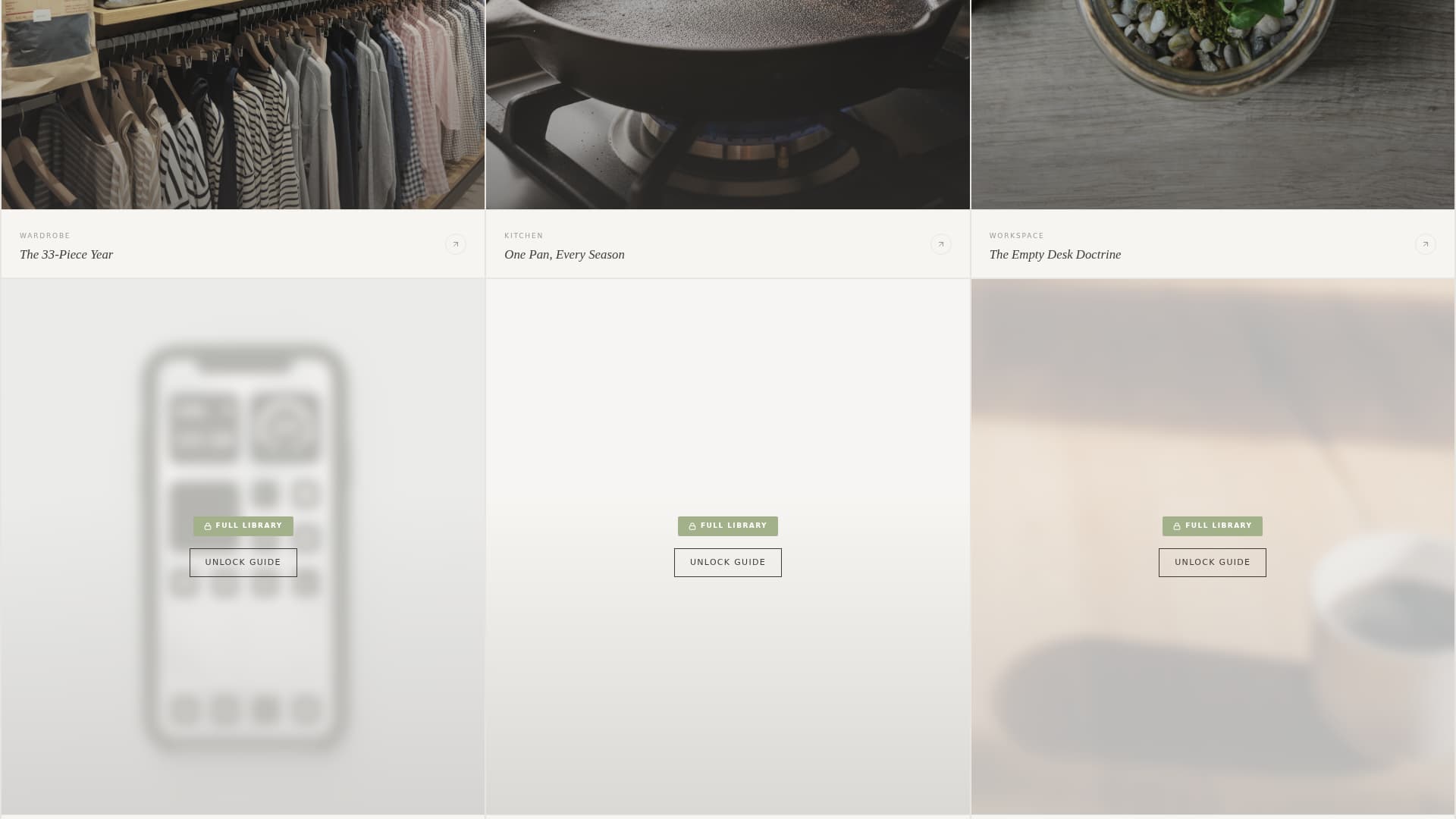 Pare - Elegant Minimalist Landing Page Template