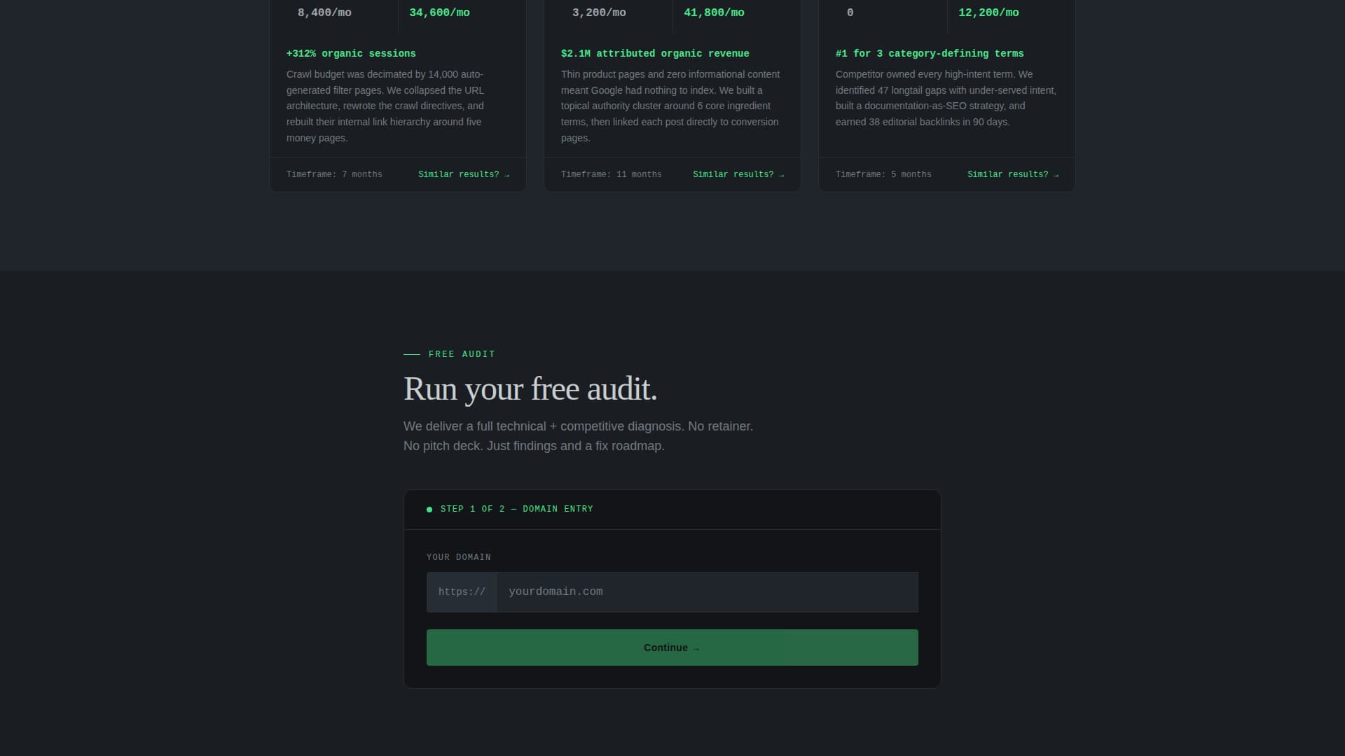 Crawl - Powerful SEO Landing Page Template