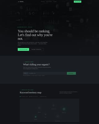 SEO Agency Domain Health Scanner Website Template