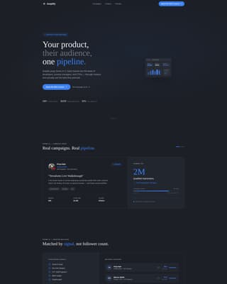 Amplify - Precision SAAS Landing Page Template