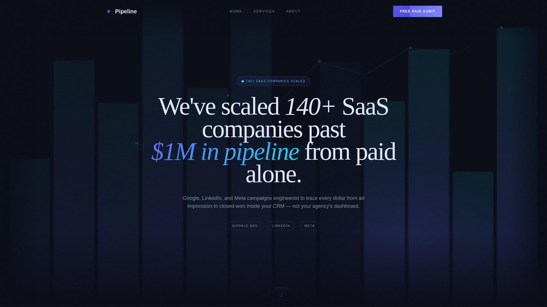 Pipeline - High-Converting SaaS PPC Landing Page Template