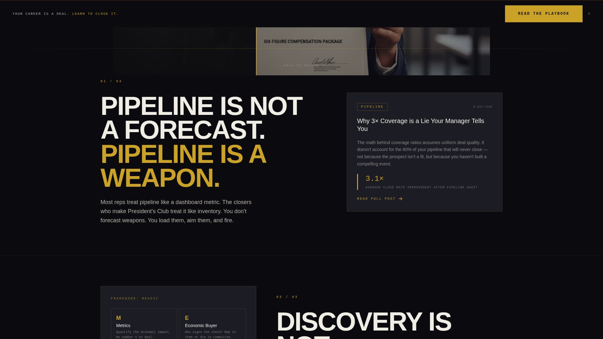 Closer - Bold Salesexecutive Landing Page Template