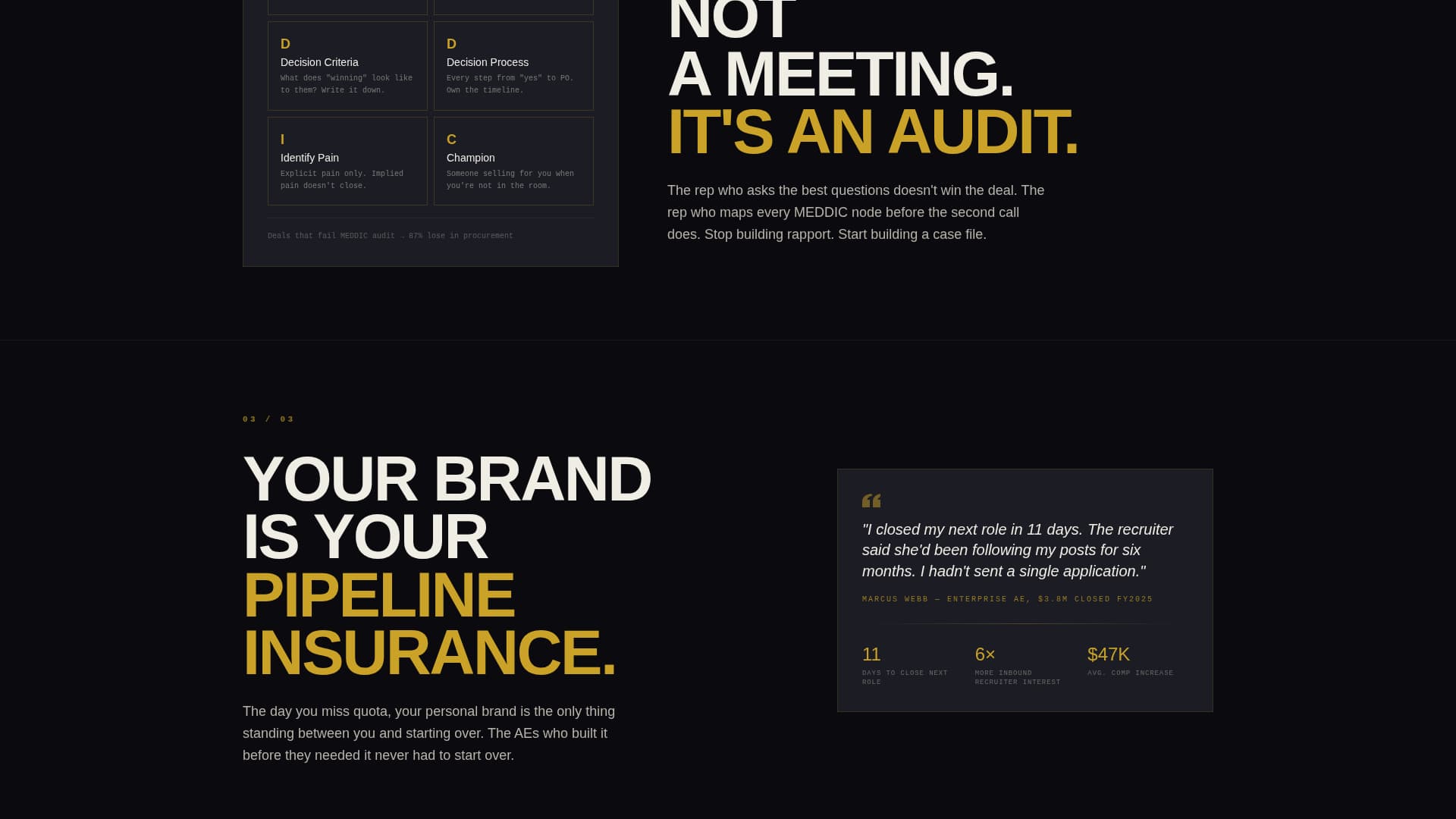 Closer - Bold Salesexecutive Landing Page Template