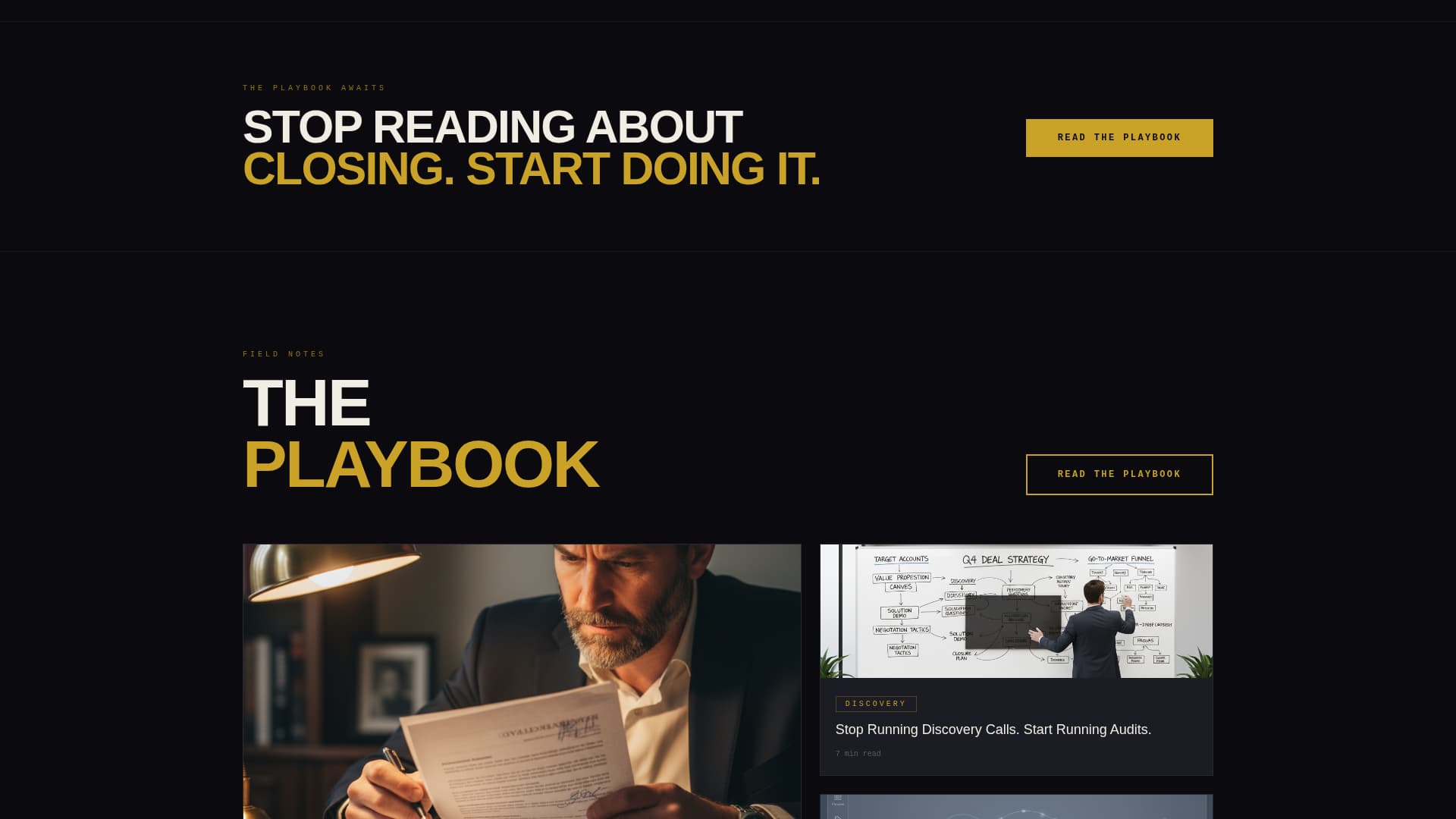 Closer - Bold Salesexecutive Landing Page Template