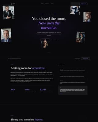 Folio - Elite Salesprofessional Landing Page Template
