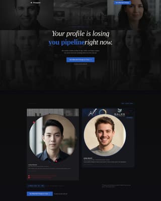 Prospect - Powerful Linkedinoptimization Landing Page Template
