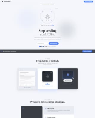 Spotlight - Confident Salesprofessional Landing Page Template