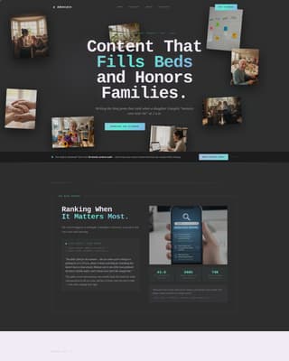 Advocate - Powerful Seniorcare Landing Page Template