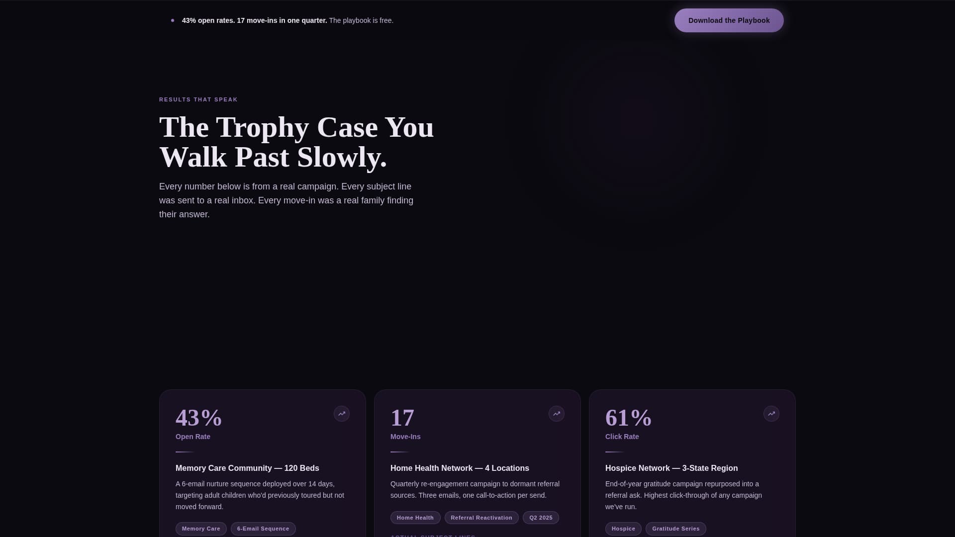 Nurture - Compelling Seniorcare Landing Page Template