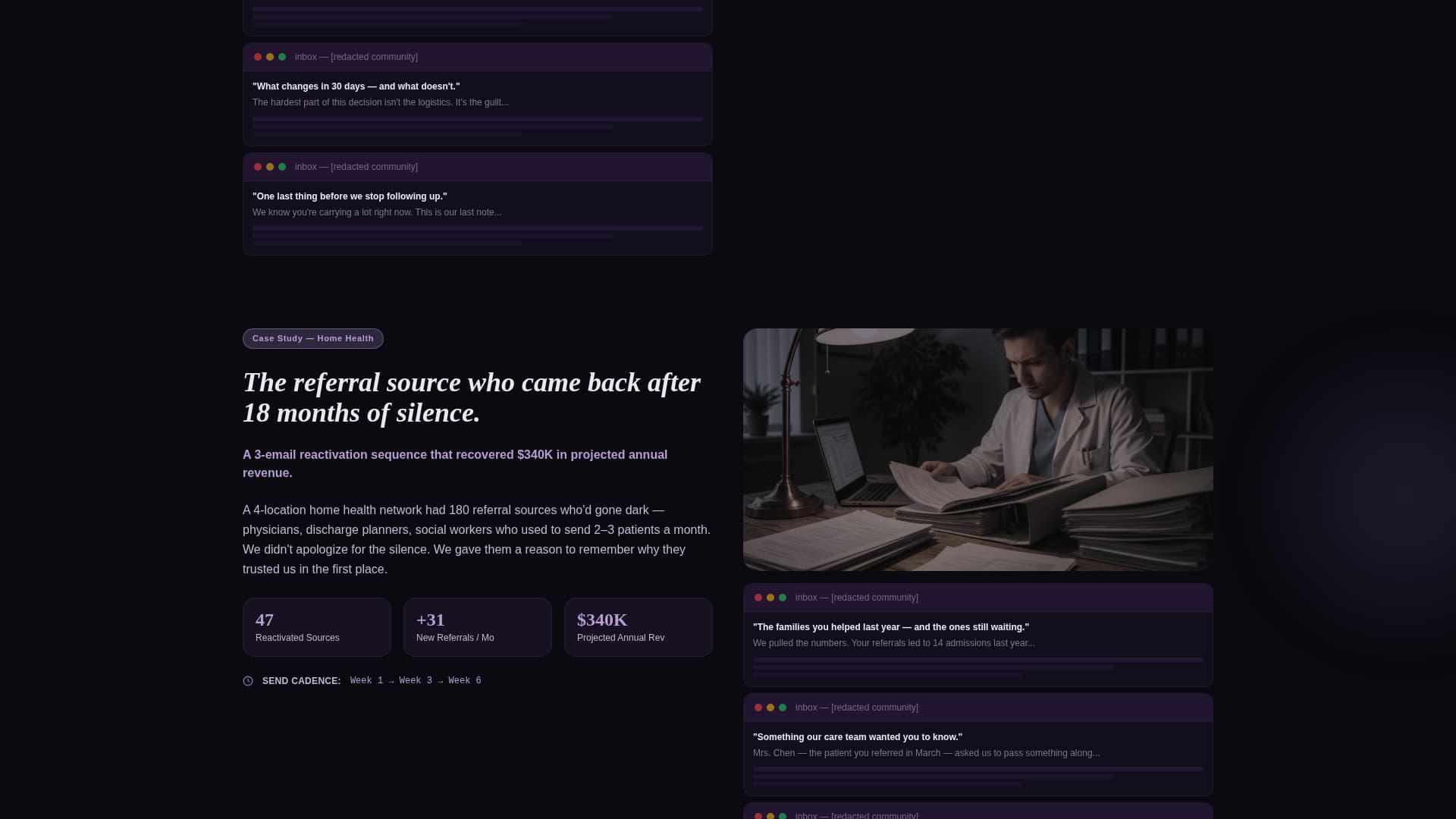 Nurture - Compelling Seniorcare Landing Page Template