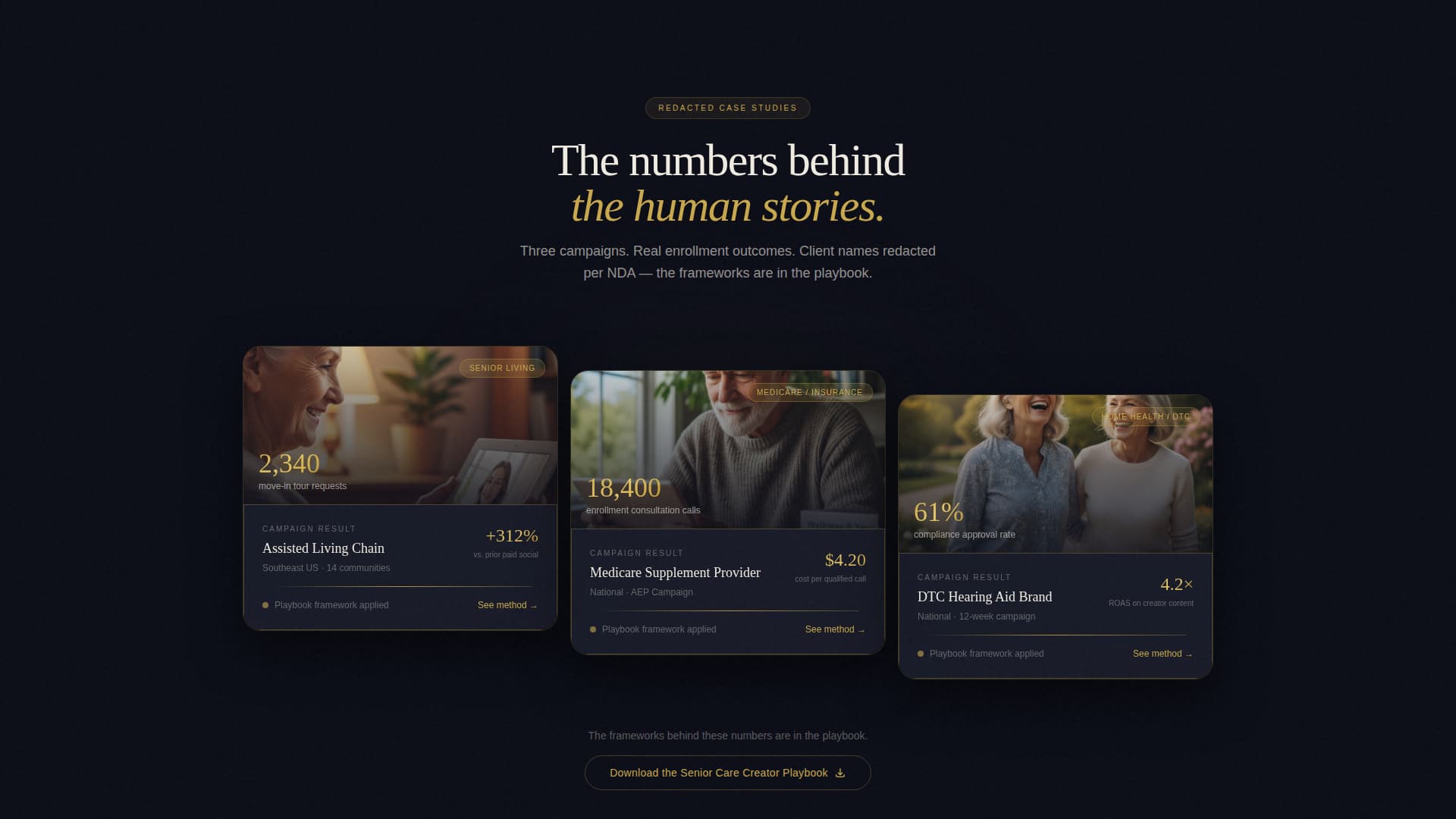 Advocate - Trusted Seniorcare Landing Page Template