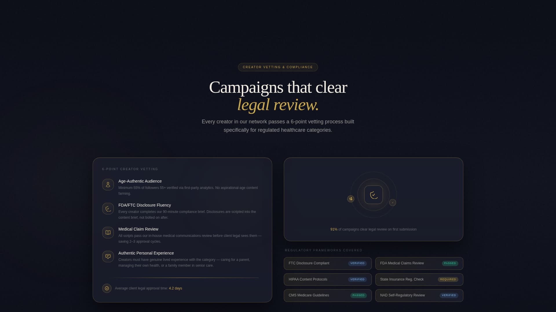 Advocate - Trusted Seniorcare Landing Page Template