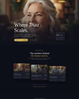 Advocate - Trusted Seniorcare Landing Page Template