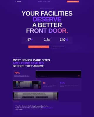 Advocate — Compassionate Elder Care Landing Page Template