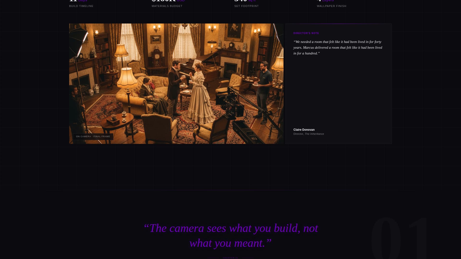 Soundstage - Electric Portfolio Landing Page Template