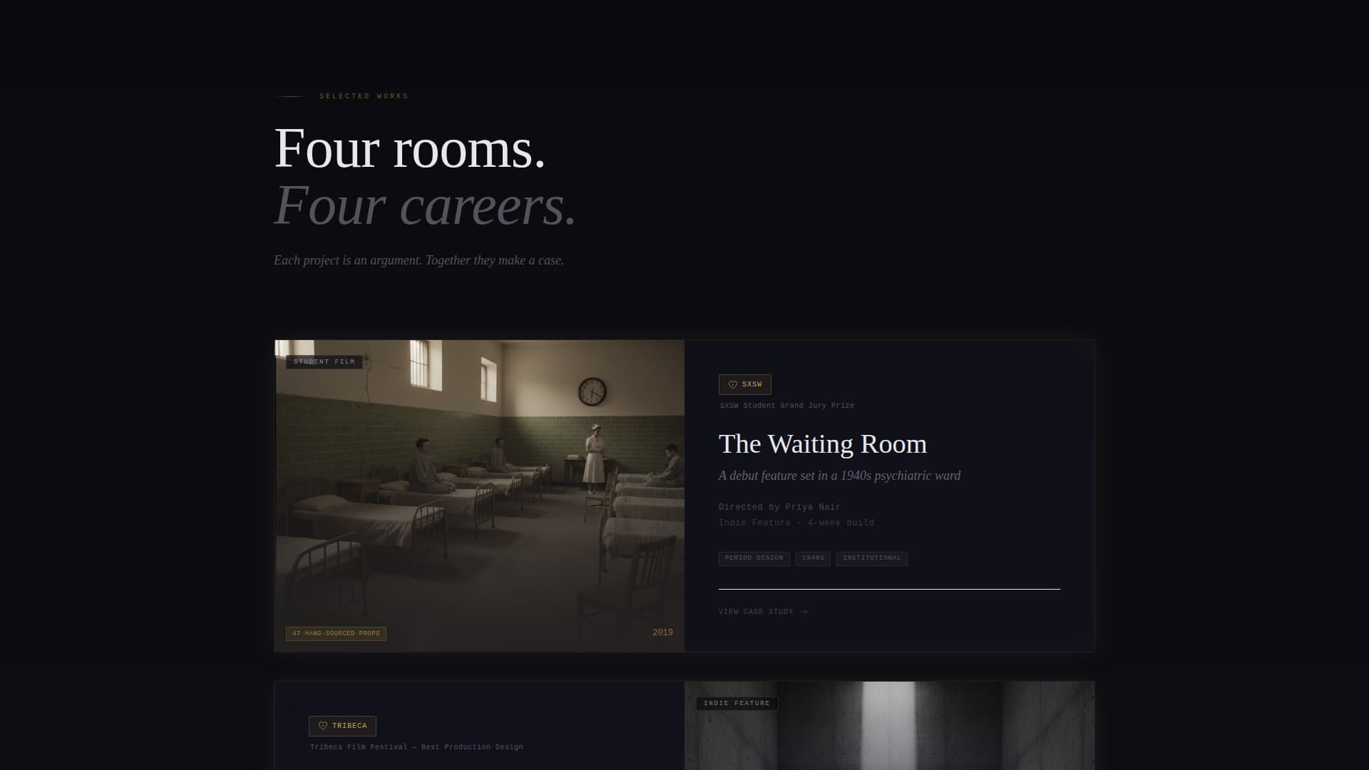 Stage - Immersive Setdesigner Landing Page Template