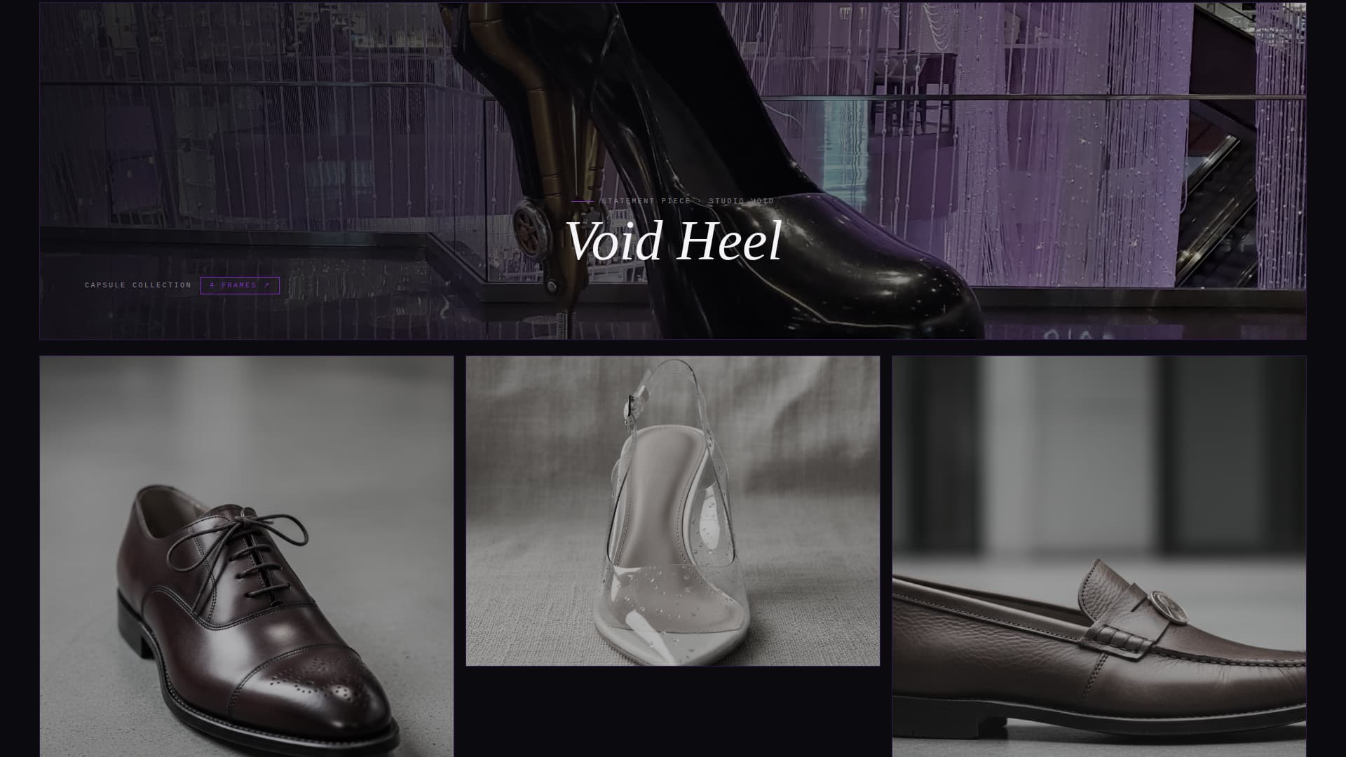 Shoe - Premium Designer Landing Page Template