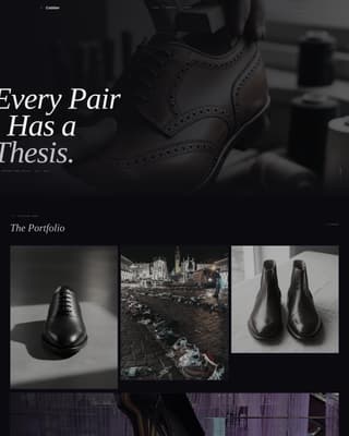 Shoe - Premium Designer Landing Page Template