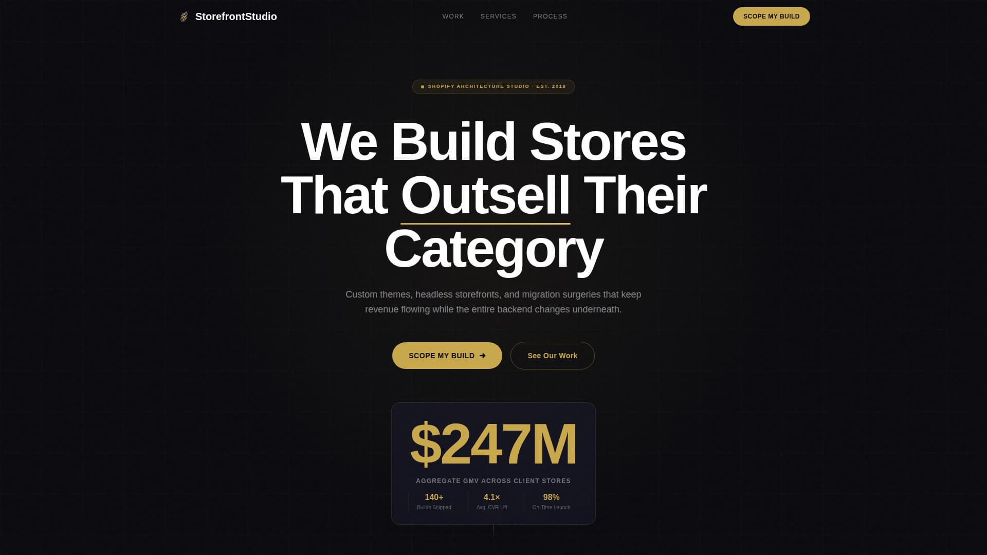 Storefront - Elite Shopify Landing Page Template