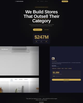 Storefront - Elite Shopify Landing Page Template