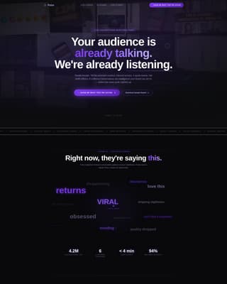 Social Media & Influencer Agency Professional Website Template