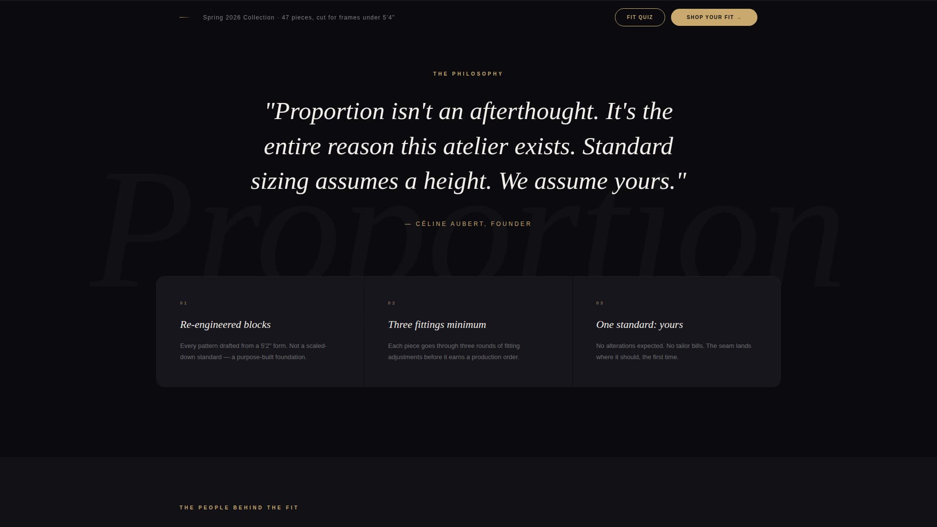 Petite - Luxe Inclusive Landing Page Template