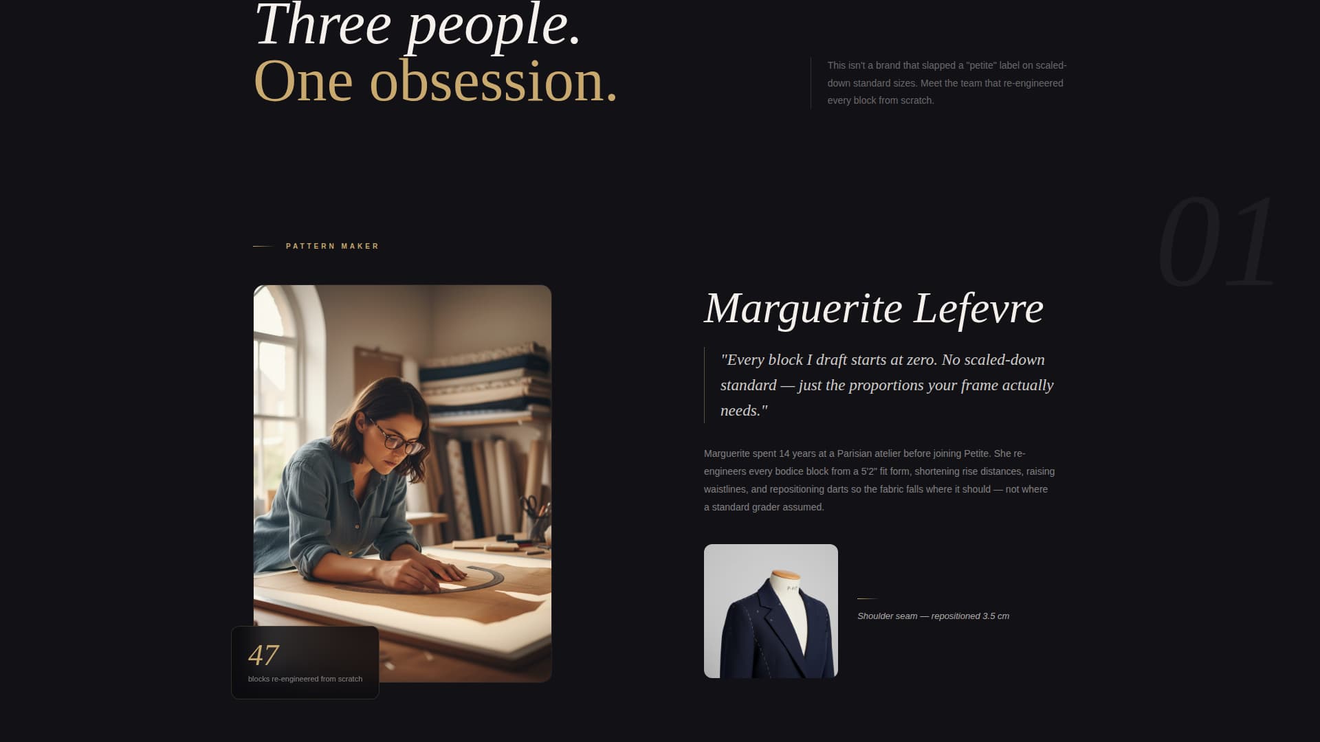 Petite - Luxe Inclusive Landing Page Template