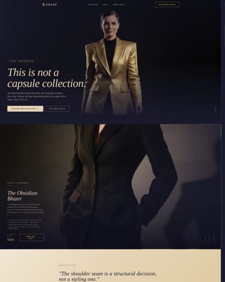 Drape - Luxurious Plussize Landing Page Template