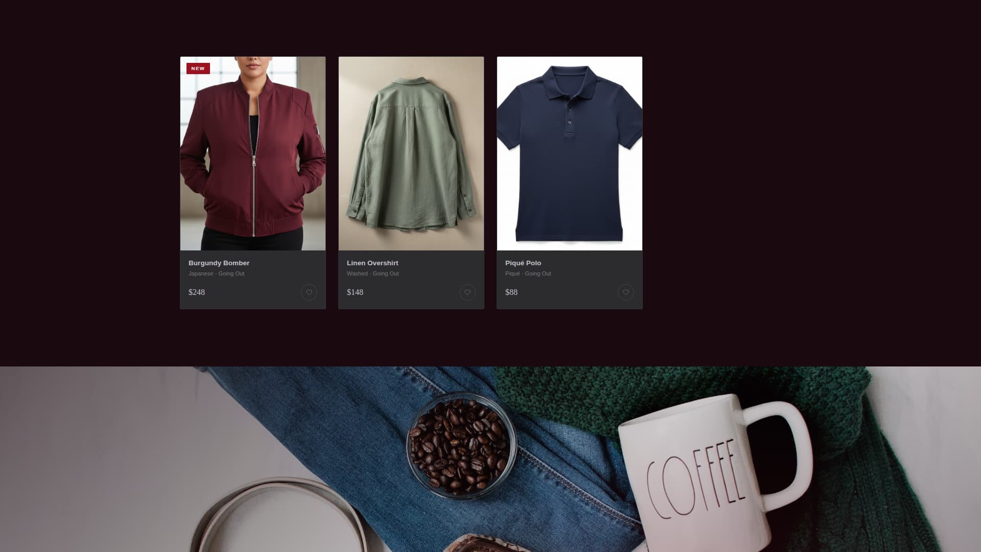 Fitted - Bold Menswear Landing Page Template