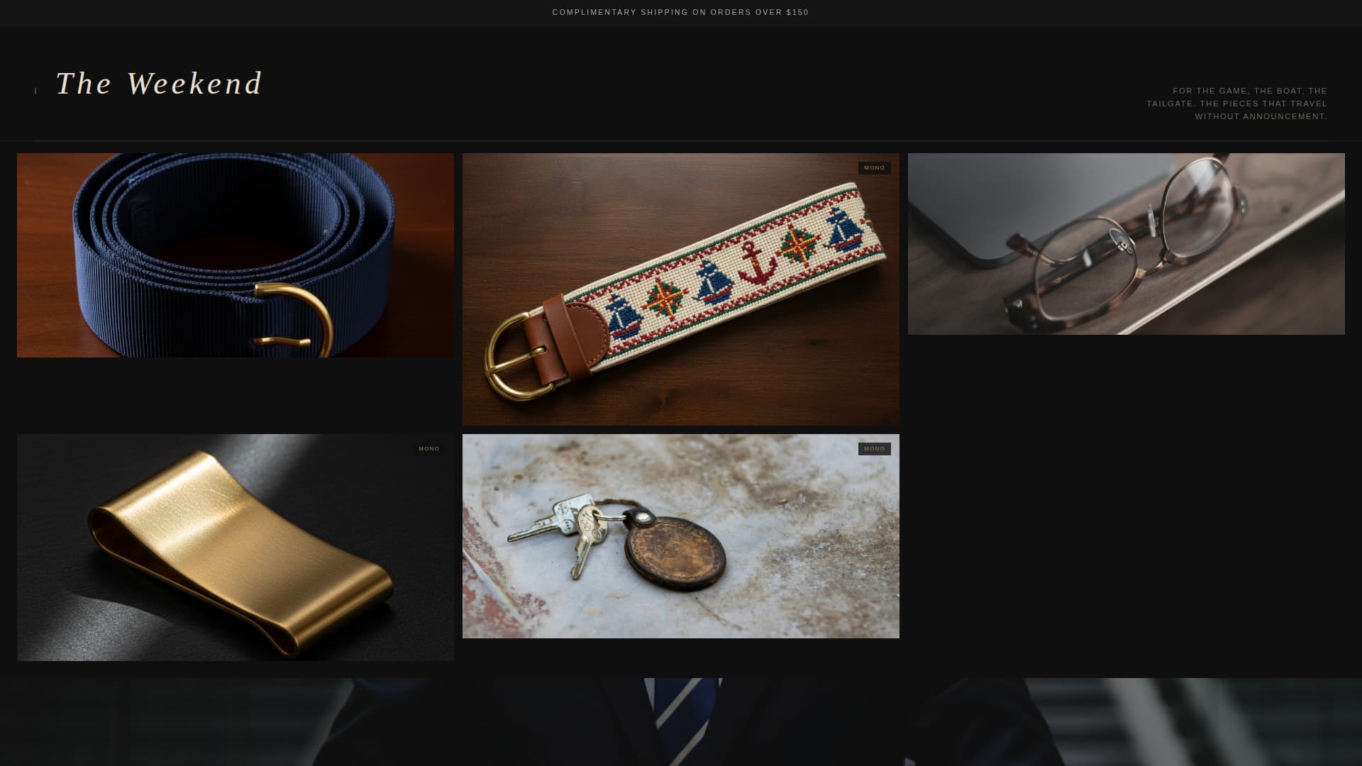 Crest - Refined Accessories Landing Page Template