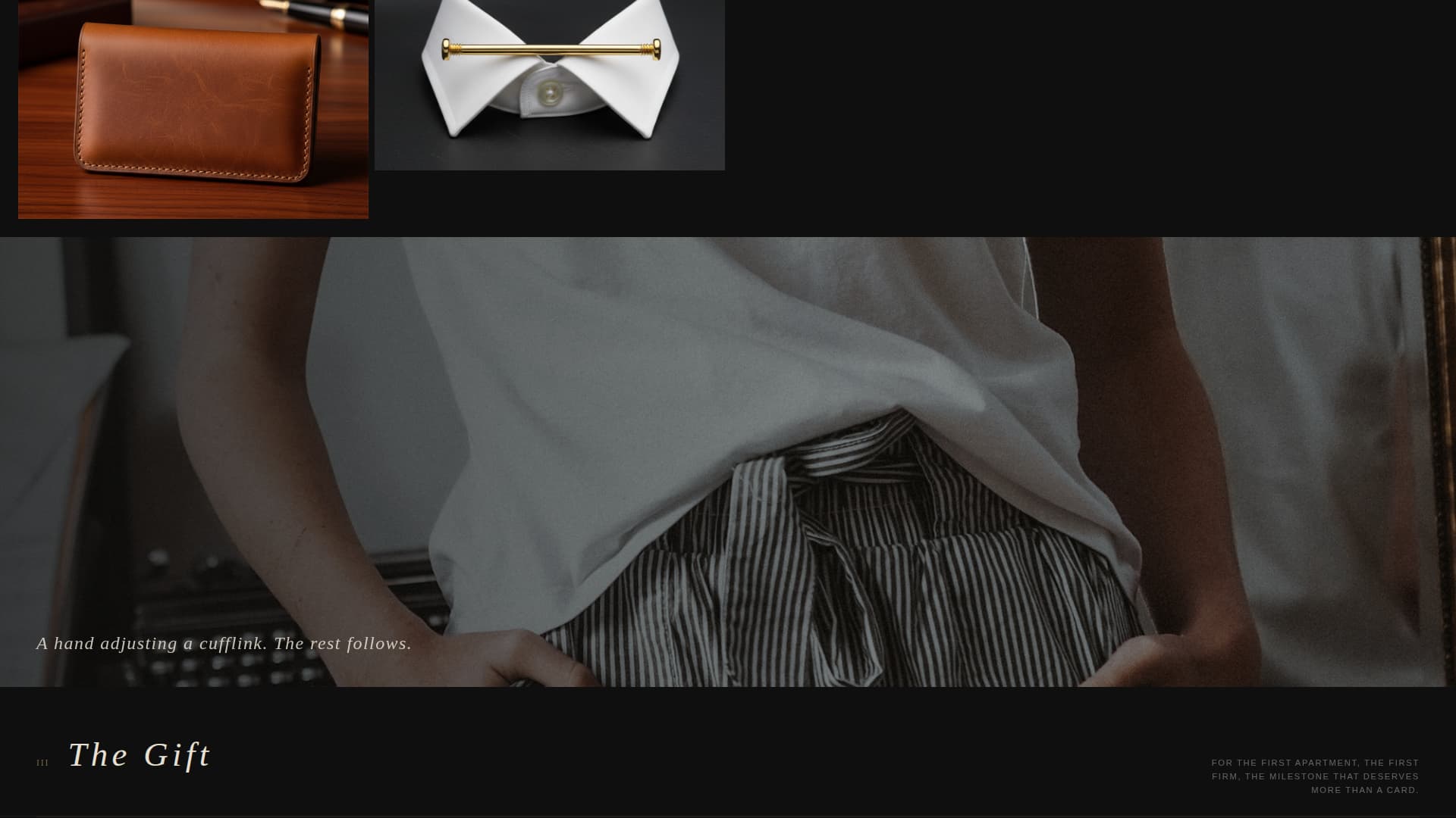 Crest - Refined Accessories Landing Page Template