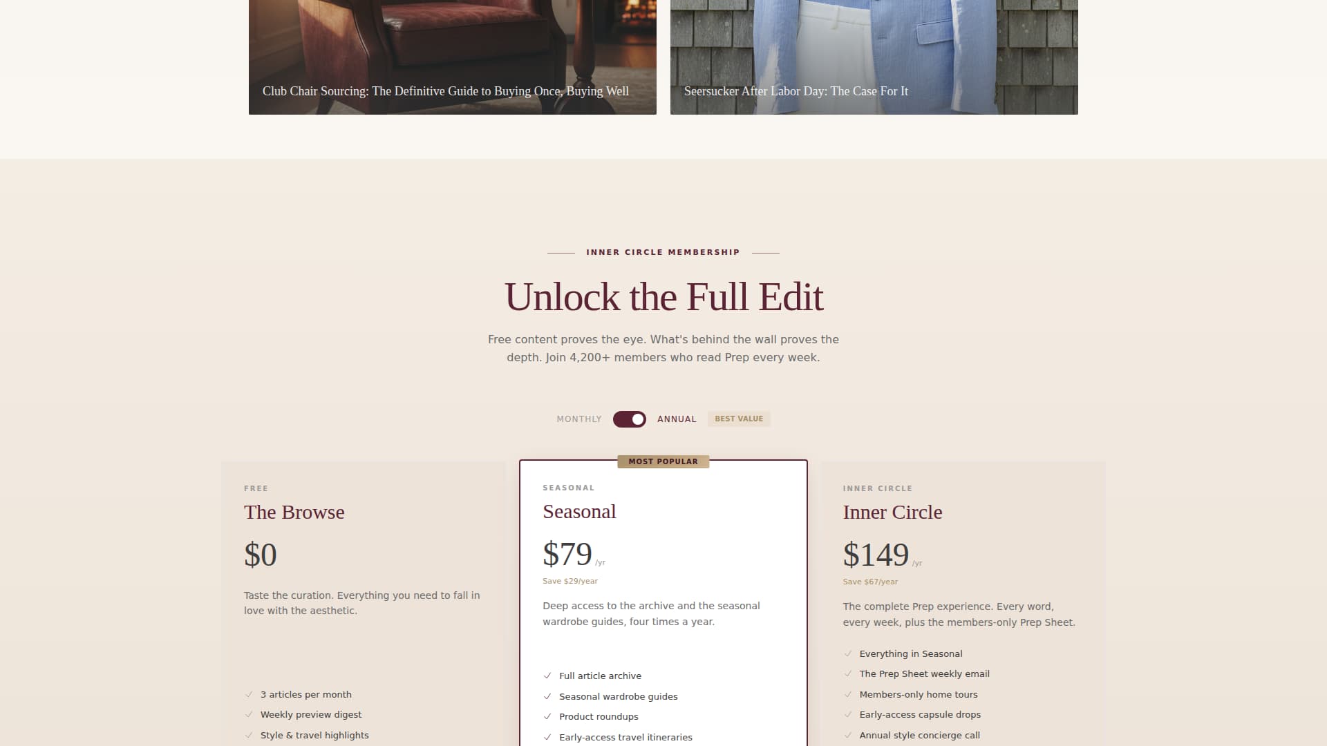Preppy Fashion Blog Website Template