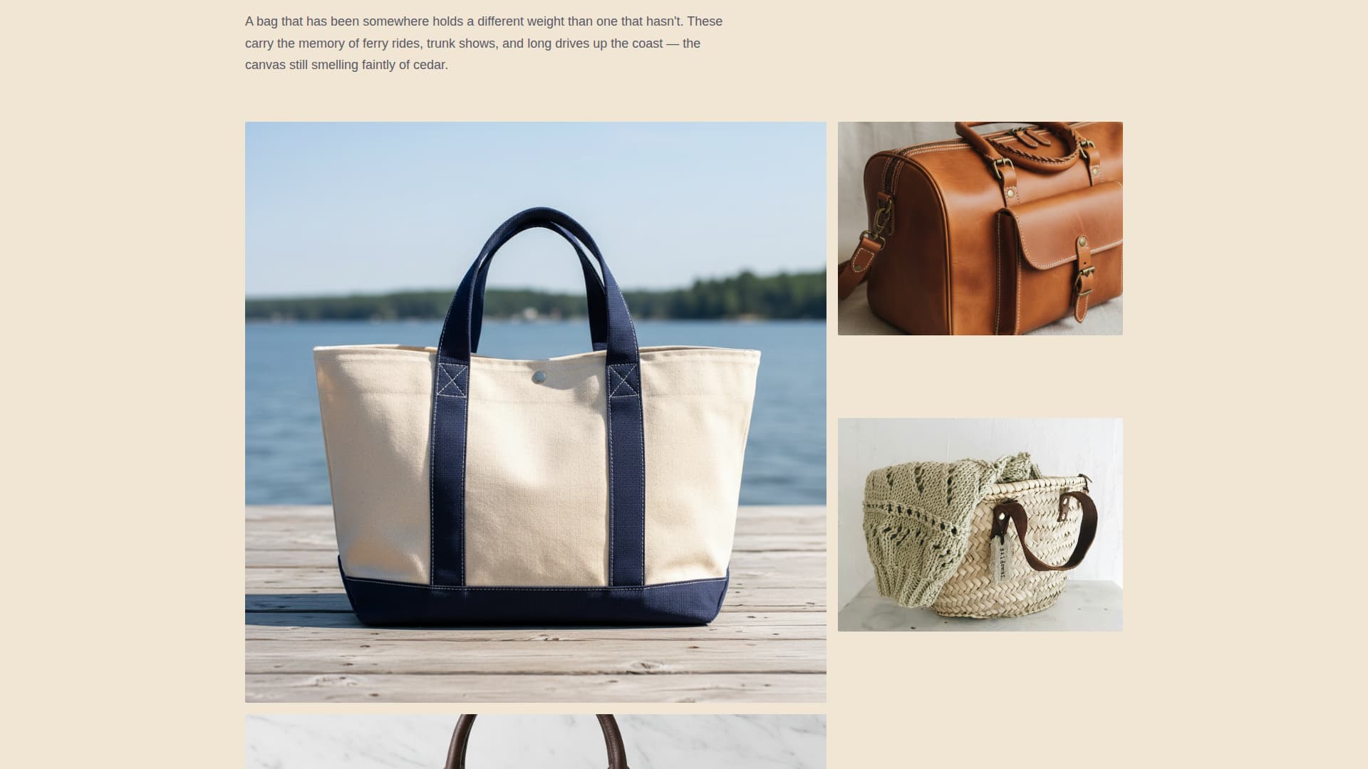 Consign - Curated Preppy Landing Page Template