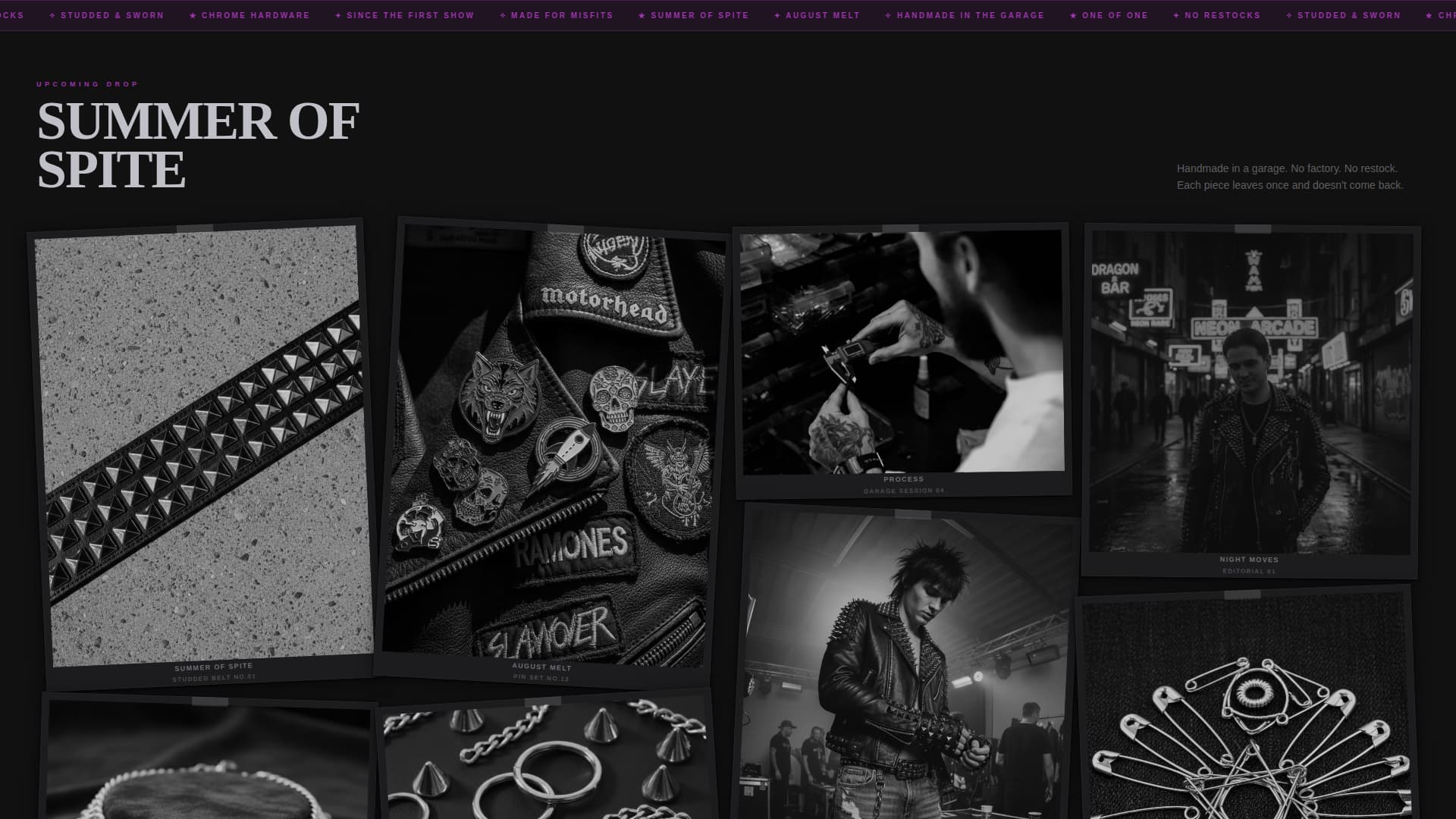 Spike - Electric Punkaccessories Landing Page Template