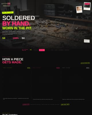 Spike - Electrifying Punkjewelry Landing Page Template
