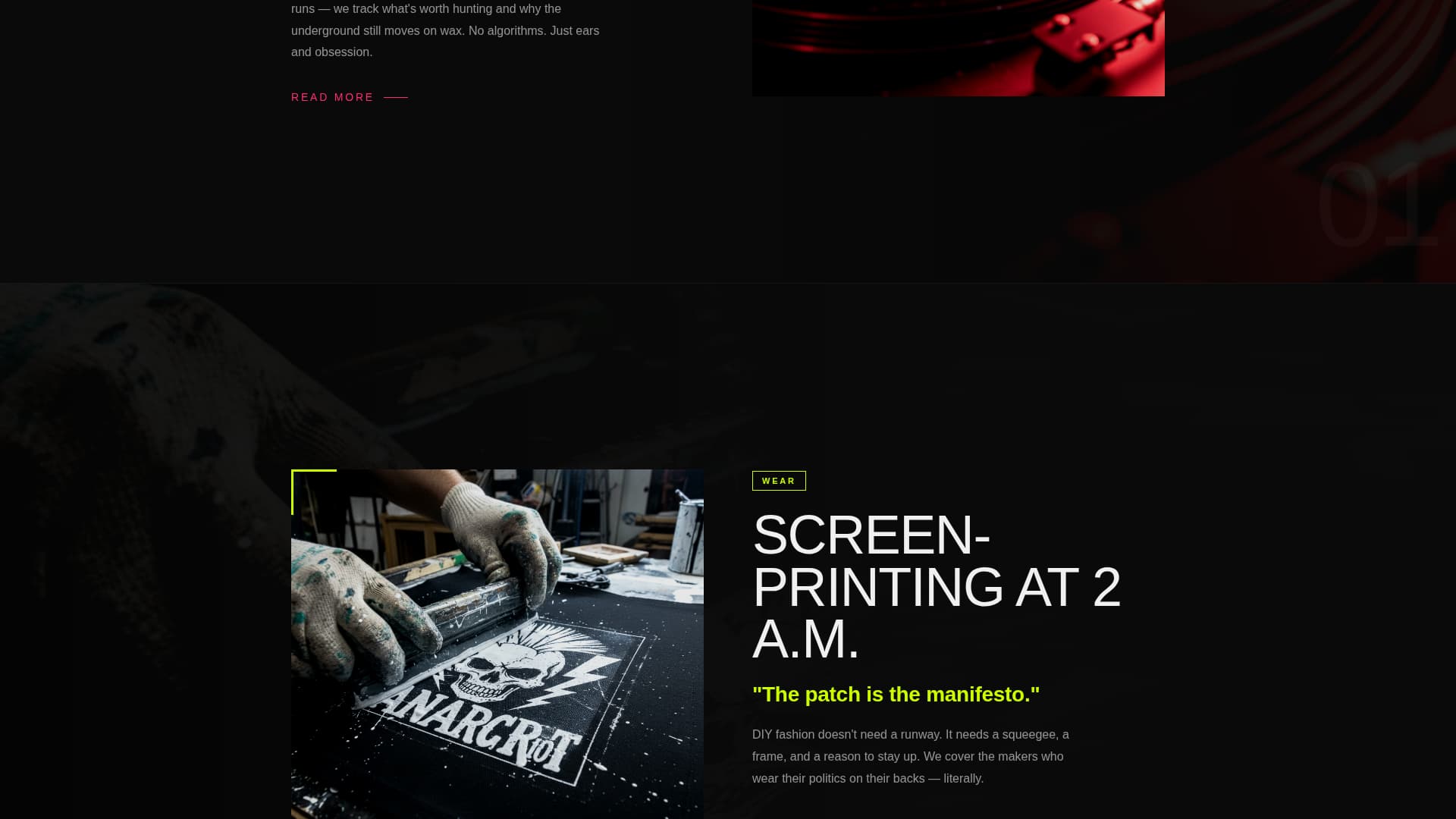 Spike - Electrifying Punk Landing Page Template