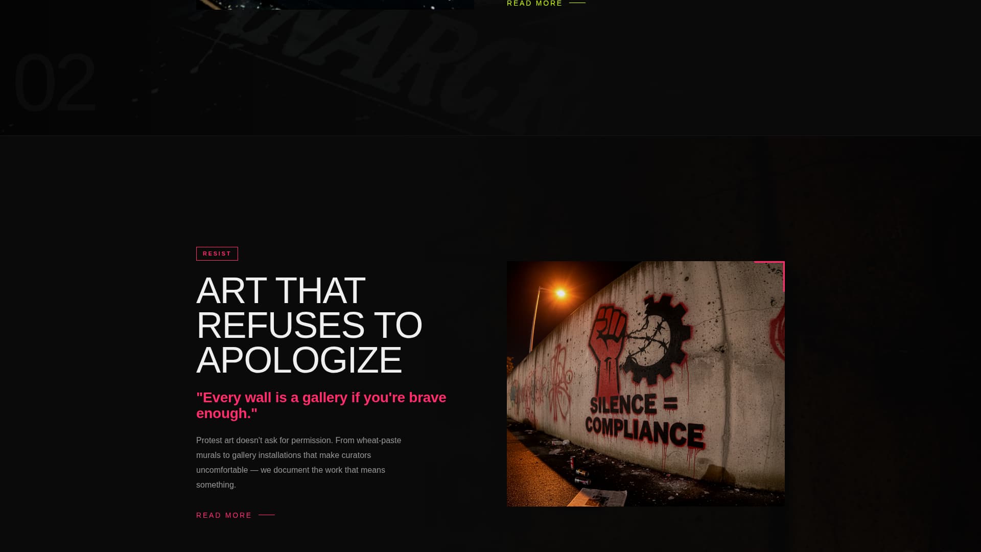 Spike - Electrifying Punk Landing Page Template