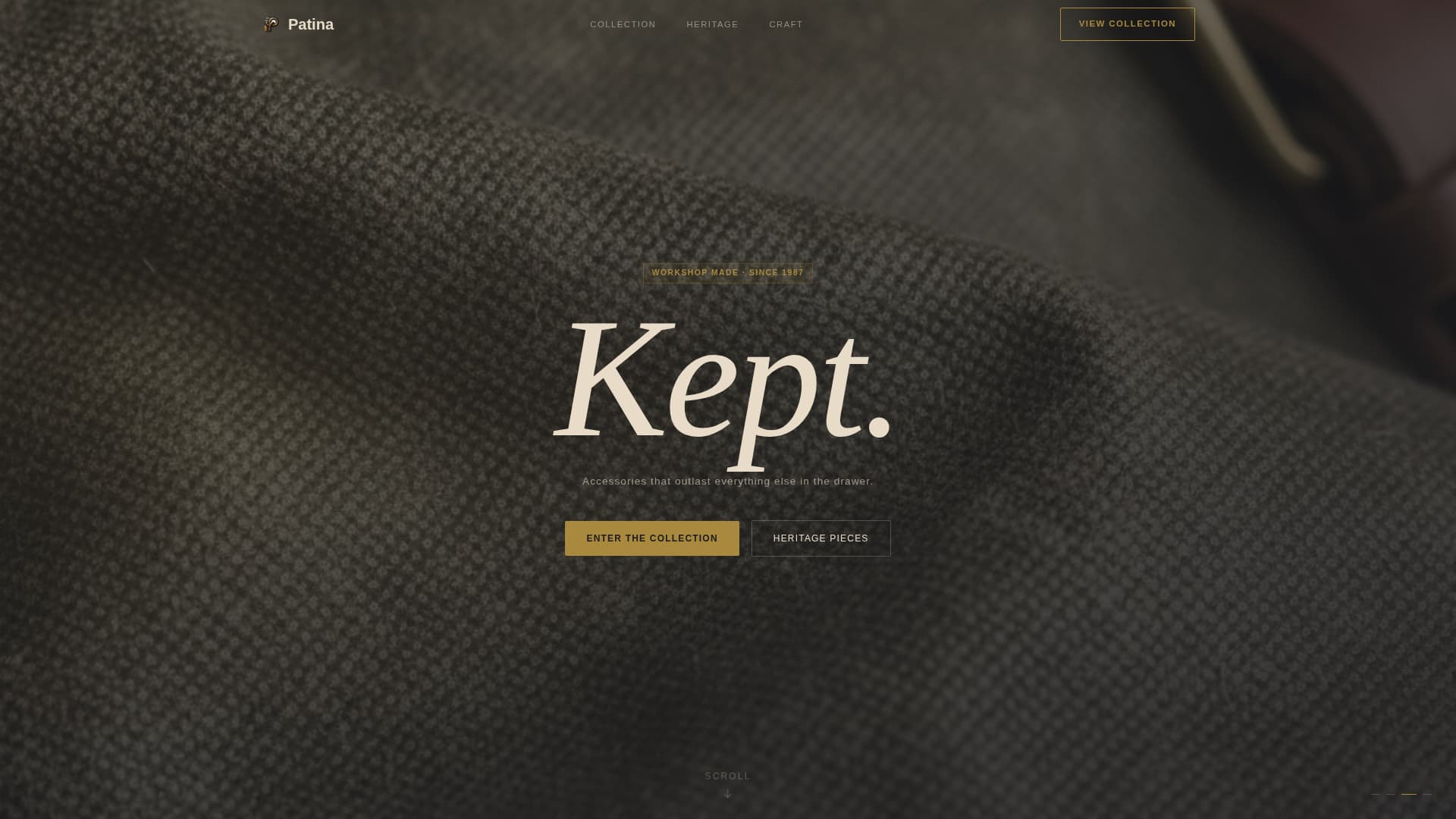 Retro Fashion Professional Website Template