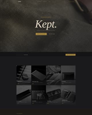 Retro Fashion Professional Website Template