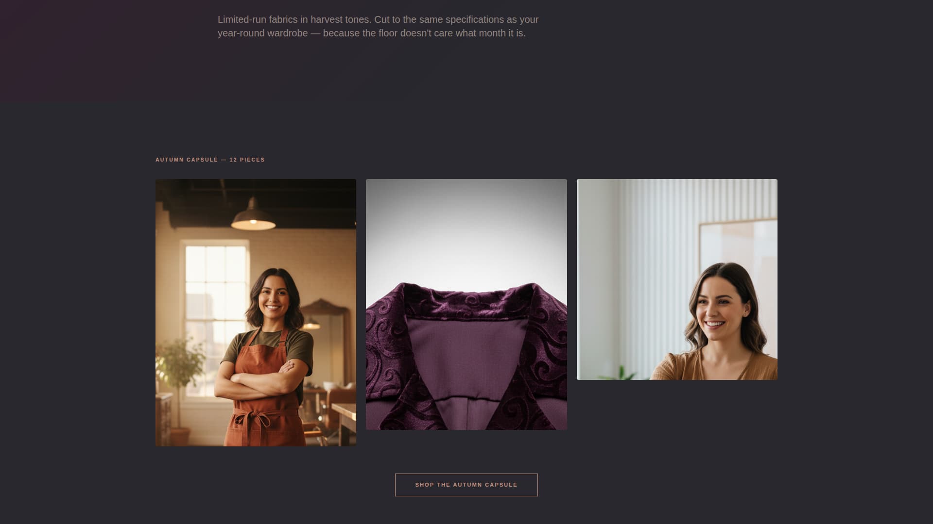 Workwear & Uniform Professional Website Template