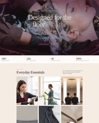 Workwear & Uniform Professional Website Template