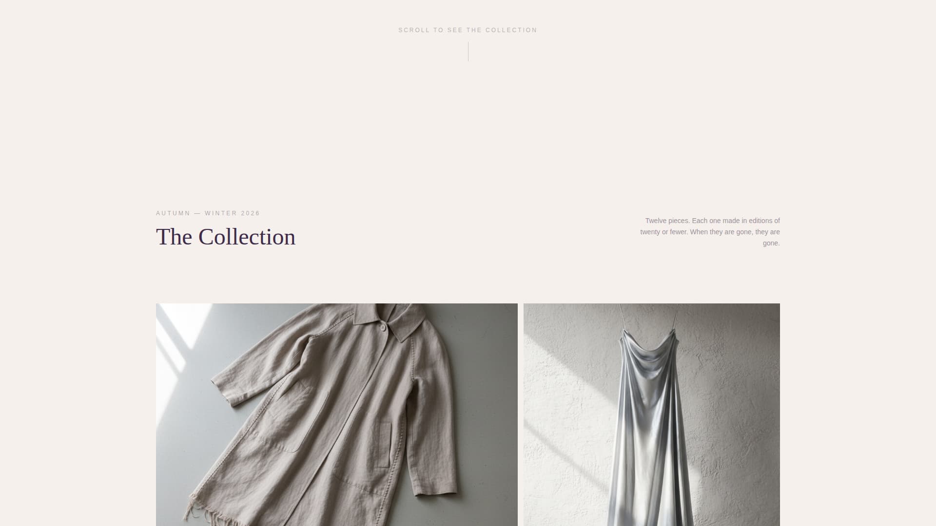 Sustainable & Ethical Fashion Professional Website Template