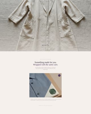 Sustainable & Ethical Fashion Professional Website Template