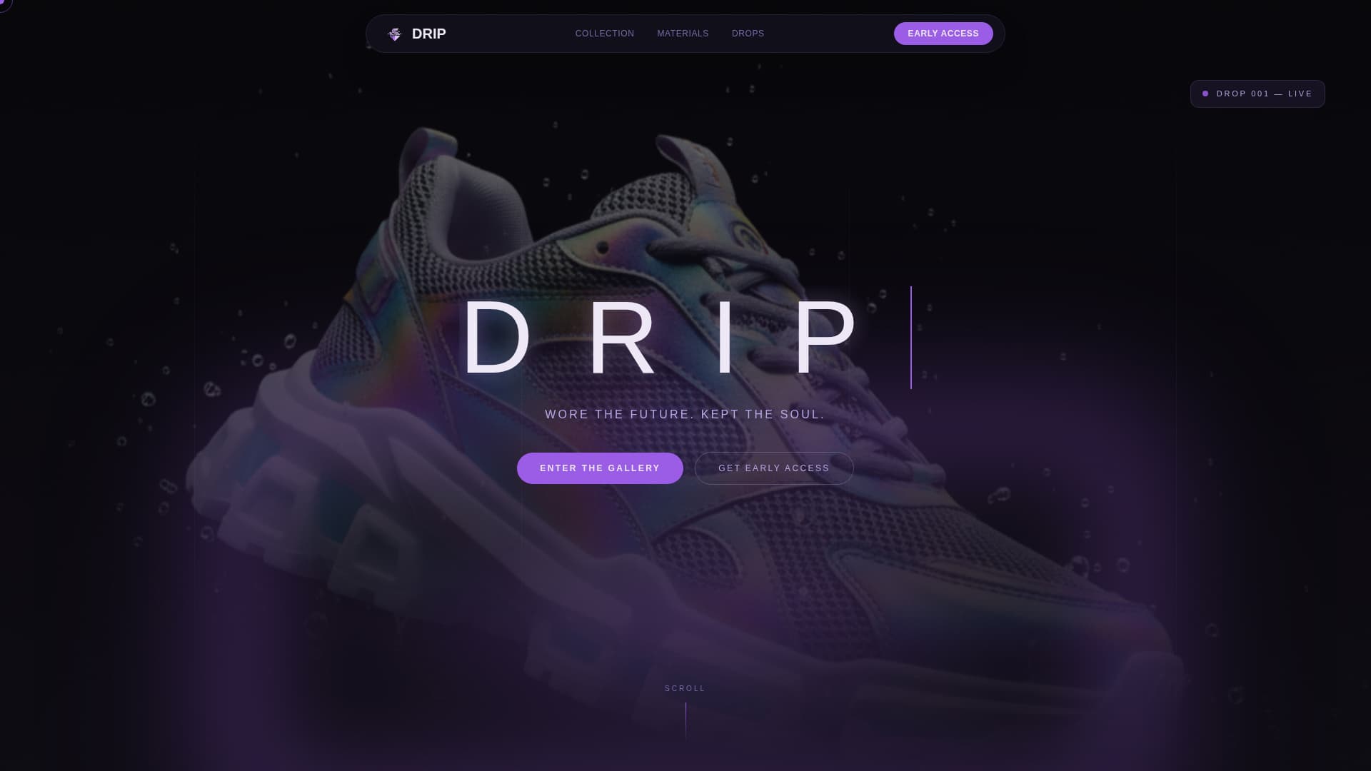 Footwear Brand Professional Website Template
