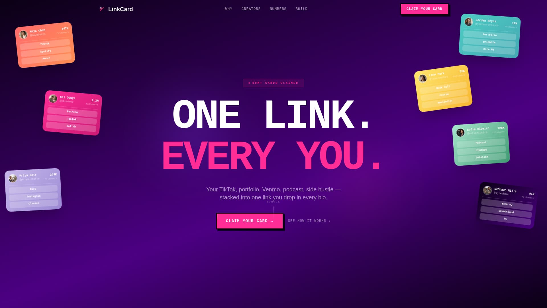 Digital Business Card Specialist Professional Website Template