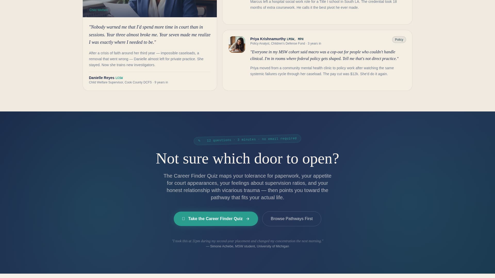 Advocate - Inspiring Socialwork Landing Page Template