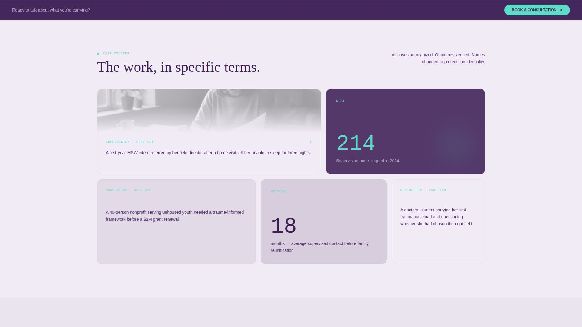 Advocate - Transformative Socialworker Landing Page Template